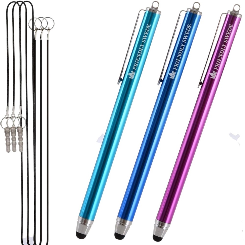 The Friendly Swede Stylus Pens for Touchscreen — 3-Pack